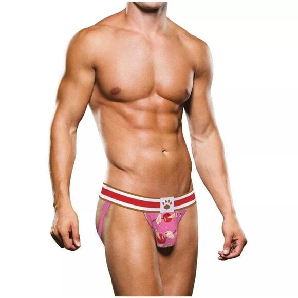 🦋B2G1🦋PROWLER Men ICE CREAM Pattern Print Jock Strap Exposed Open Back Underwear - Picture 1 of 4